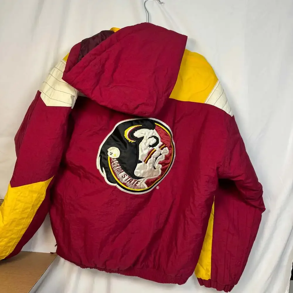Vtg Florida State University Seminoles Starter Jacket Size L - Picture 6 of 14